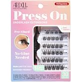Ardell Press On Pre-Glued Eyelash Extension with Applicator - Wispies Natural, Customizable DIY Lash Clusters, Beginner Friendly Individual Lashes, 30 Count