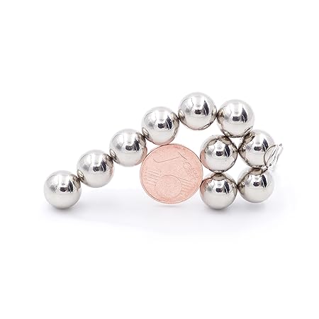 Brudazon | 10 Mini Kugel-Magnete 10mm | Neodym-Magnete ultrastark - N38 | Power-Magnet für Modellbau, Whiteboard, Pinnwand, K