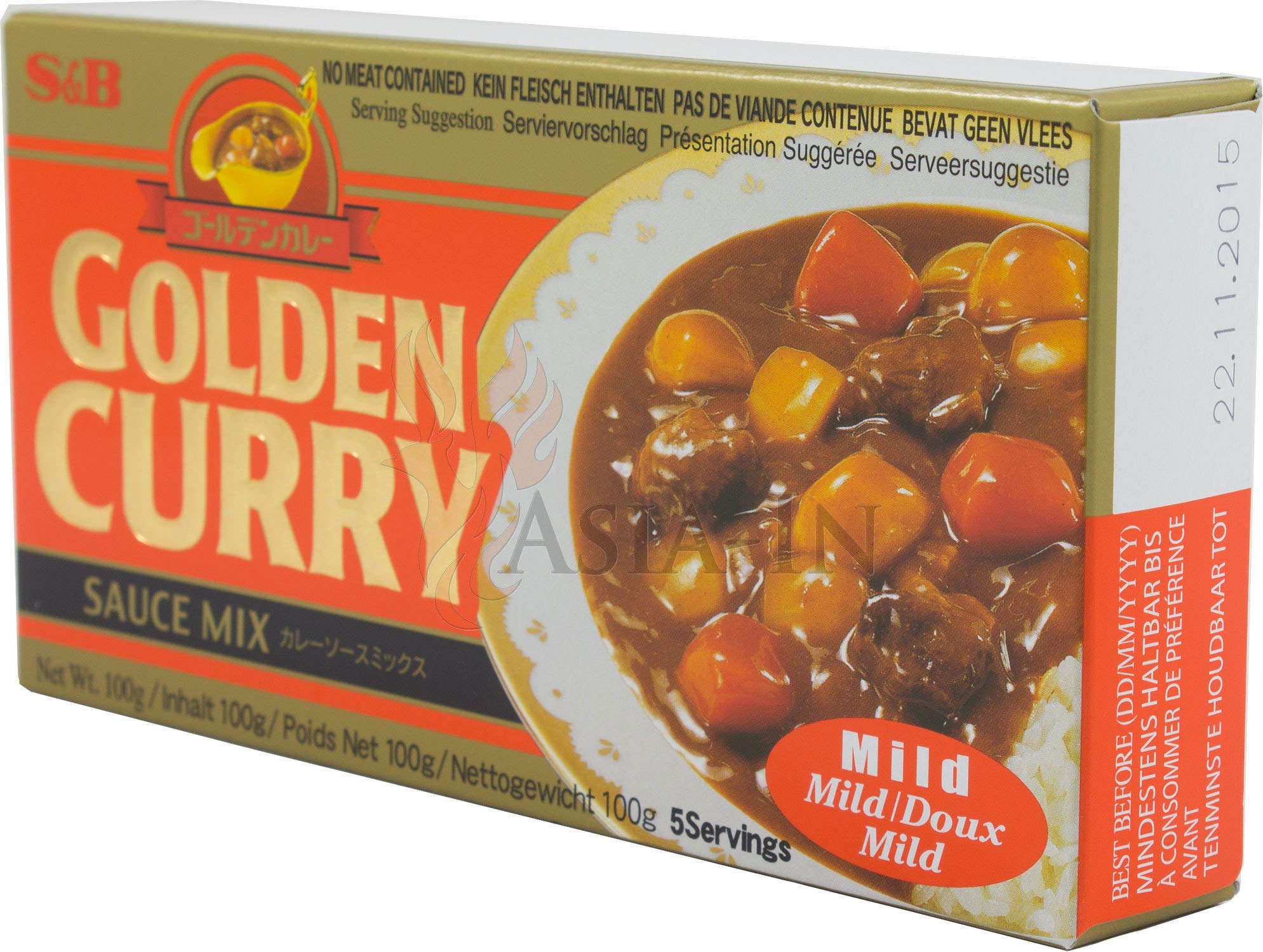 S & B Curry Sauce Roux Block Mild (100g) Buy Online in United Arab