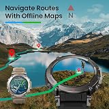 Amazfit T-Rex Ultra Smartwatch Men Route Import GPS 10 ATM Waterproof Rugged view 4