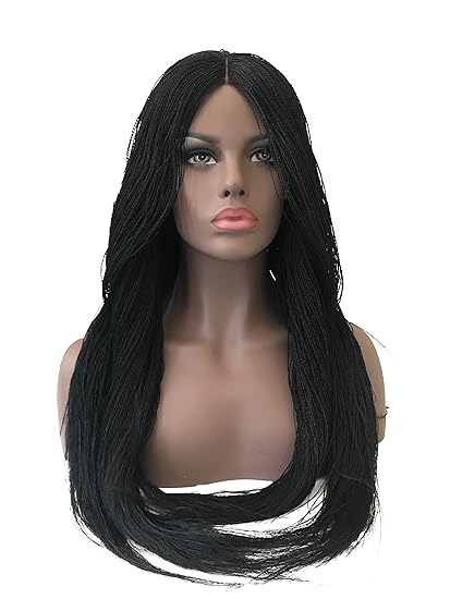 Micro Million Twist Braided Wig Jet Black African American