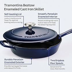 Tramontina Bestow Enameled Cast Iron Skillet with