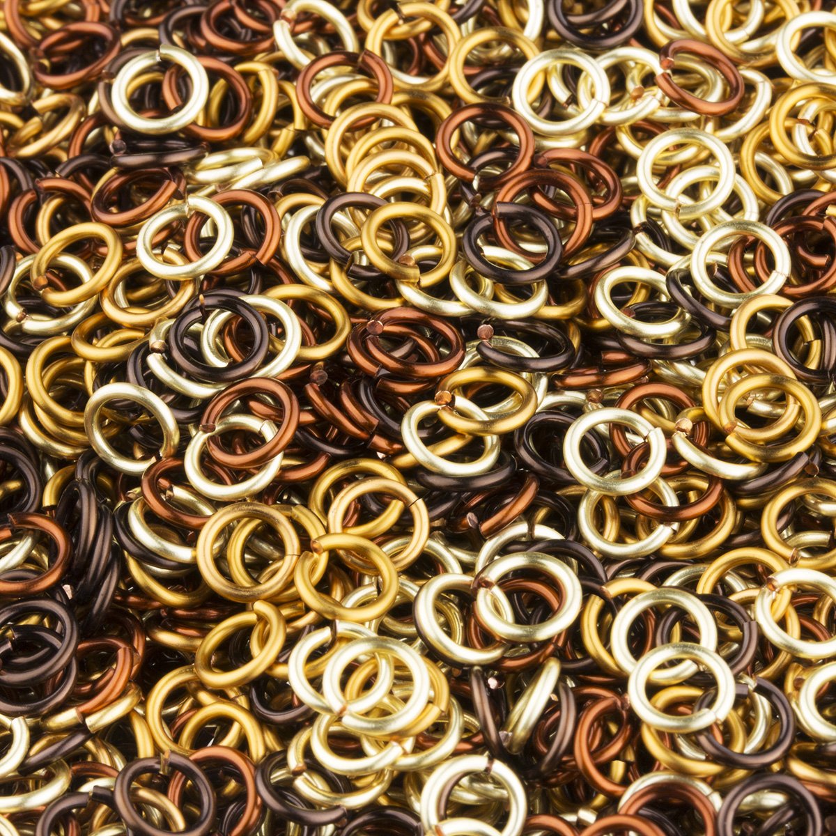 Weave Got Maille 18 Gauge Enameled Copper Jump Ring, 4mm, Treasure Mix
