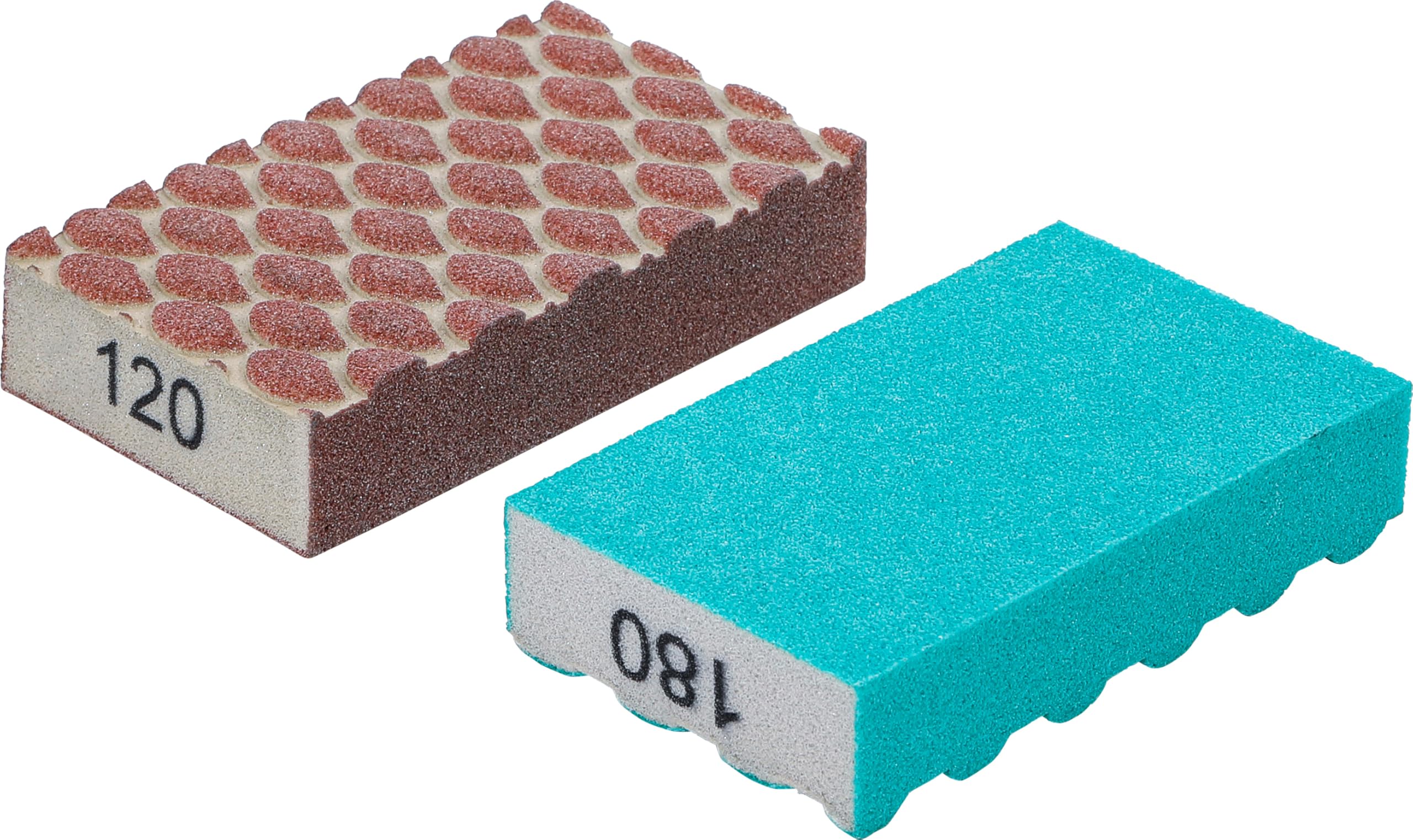 BGS DIY 80812 | Schleifschwamm-Satz | K 120, 180 | 2-TLG. 3