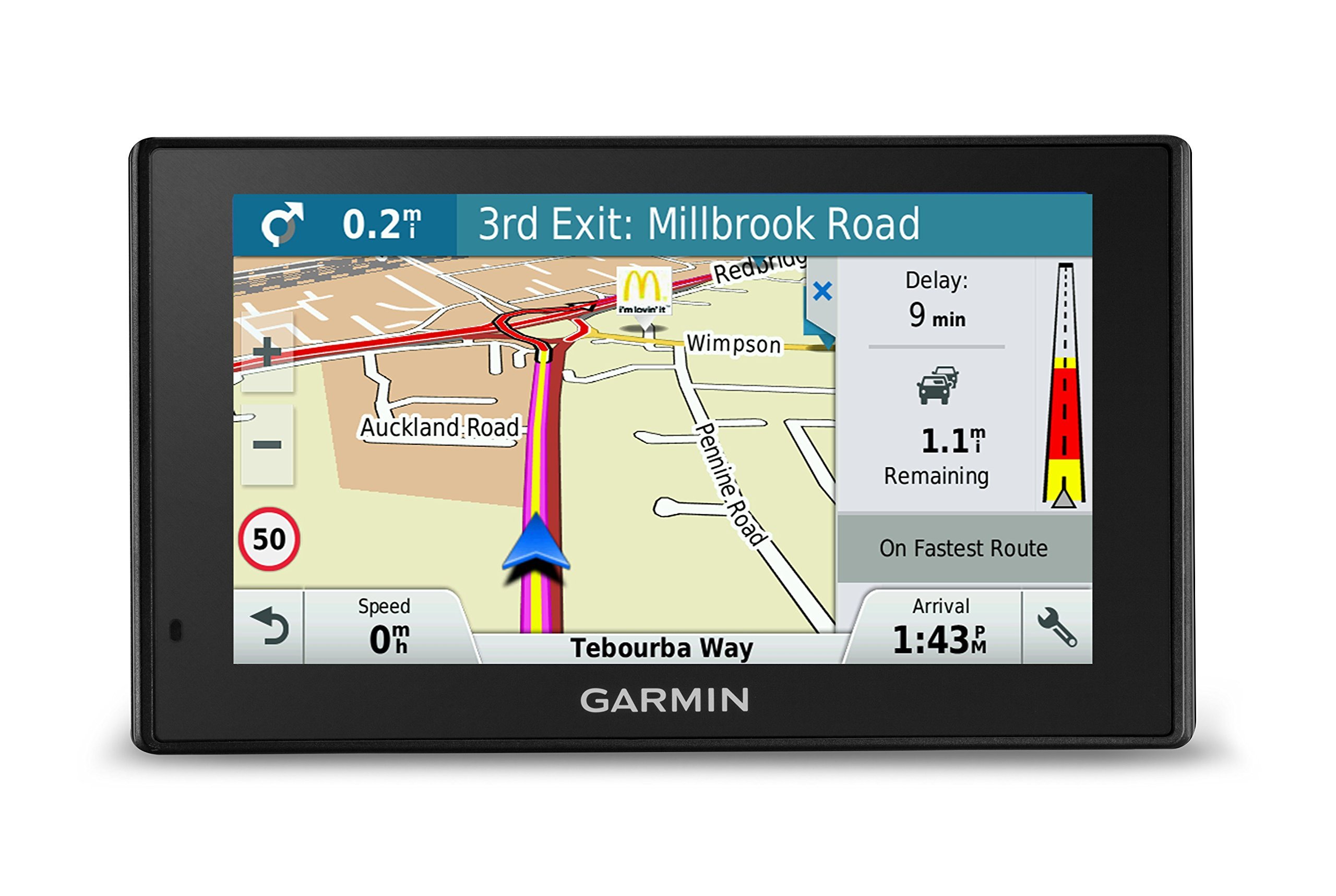 Garmin DriveAssist 50LMT-D 5 inch Satellite Navigation System (Built-in Dash Cam, Lifetime Map Updates and Digital Traffic for UK, Ireland and Full Europe, Bluetooth) - Black (Renewed)