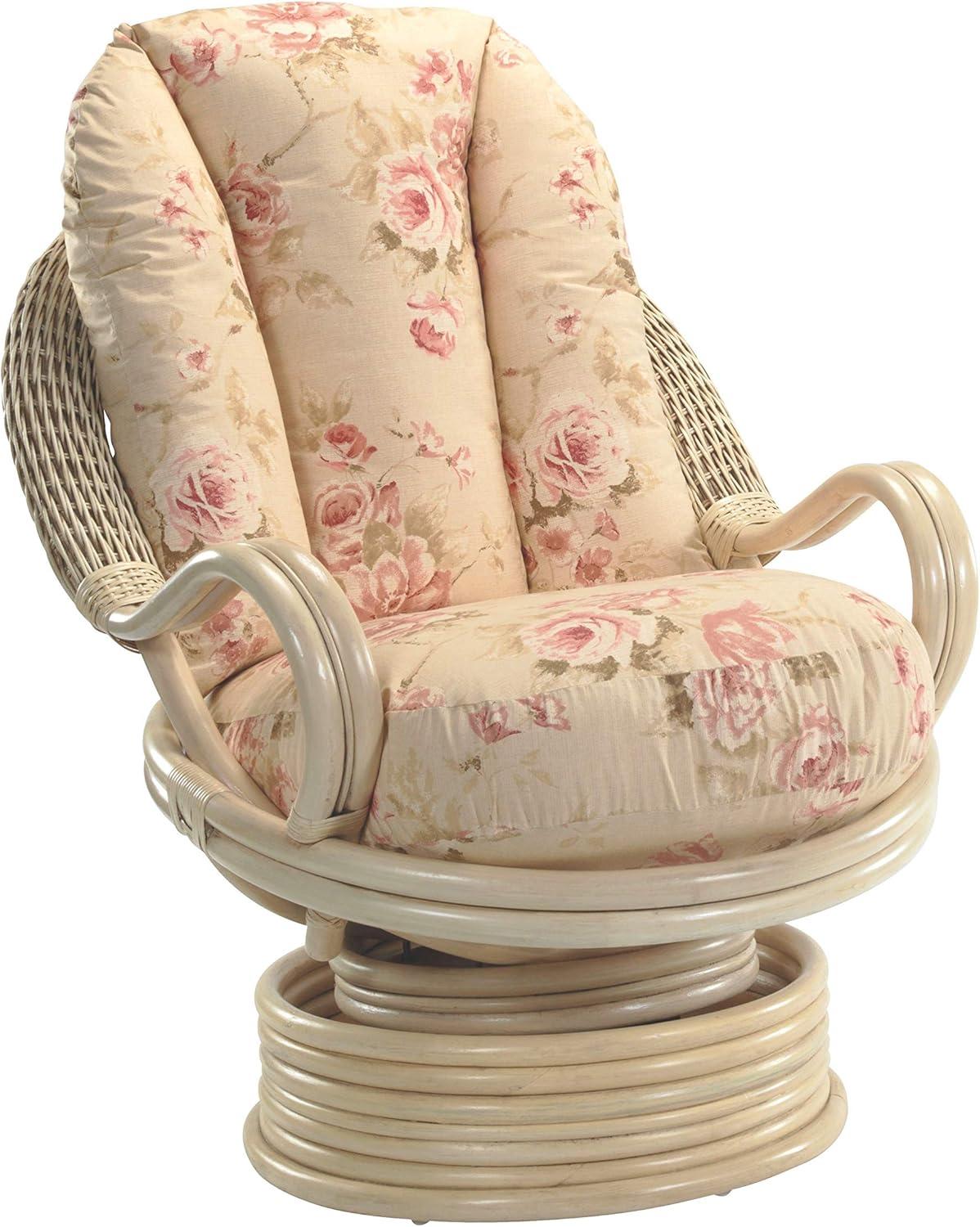 Desser Deluxe Swivel Rocker Chair in Eaton Fabric 360° Swivel with