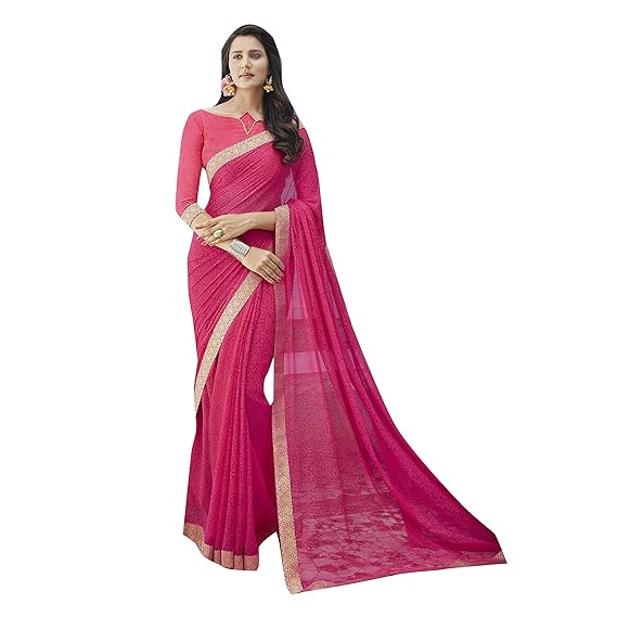 Shaily Peach Pure Silk Printed Saree [BLUECITY3007SSR1]
