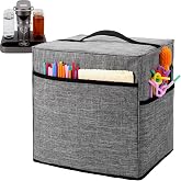 COVERQUE Cocktail Cover for Bartesian Cocktail Machine, Multi Pocket for Bartesian Cocktail Capsules, Straw Accessories, Gray