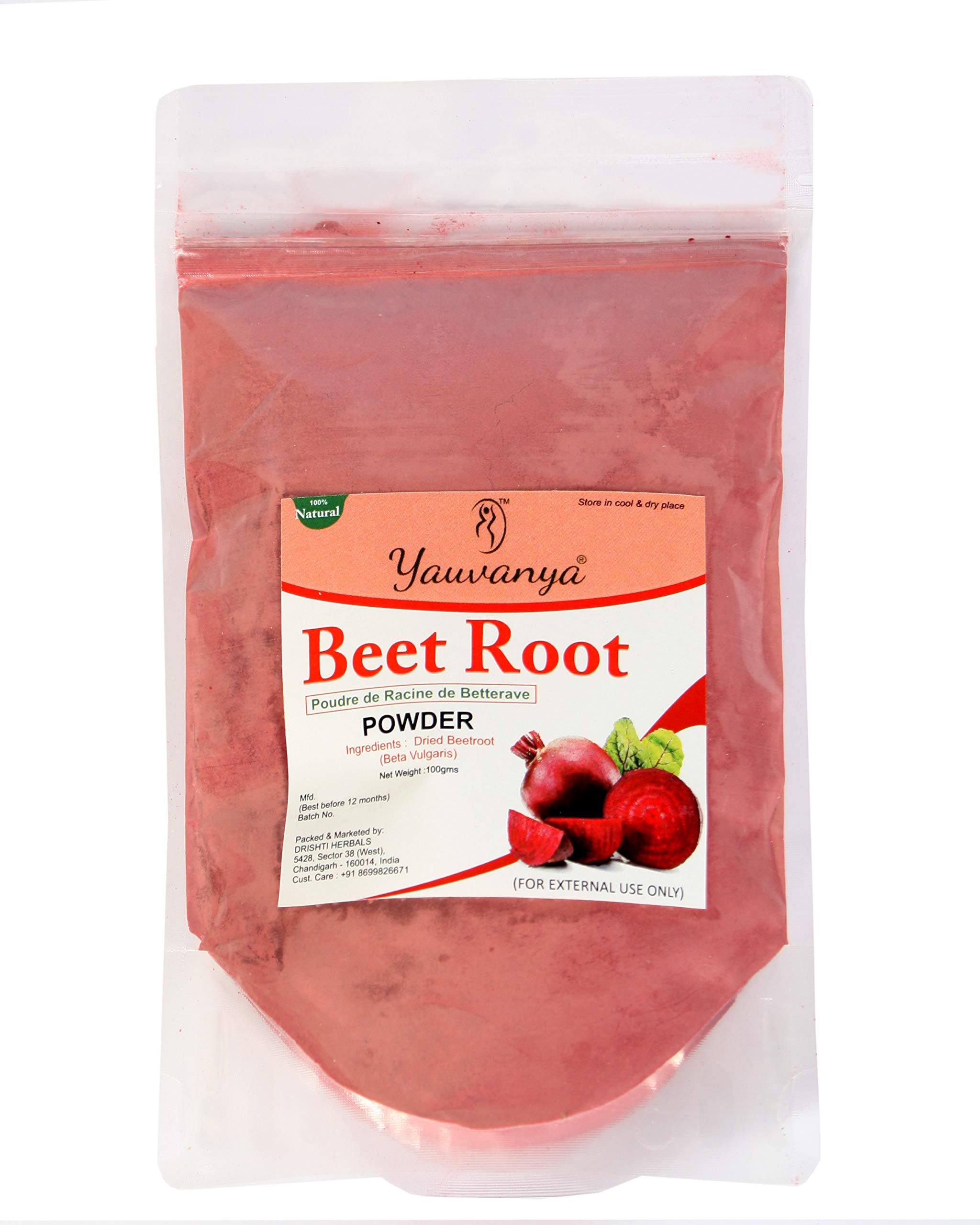 Yauvanya Beetroot Powder for Hair - 100 gms