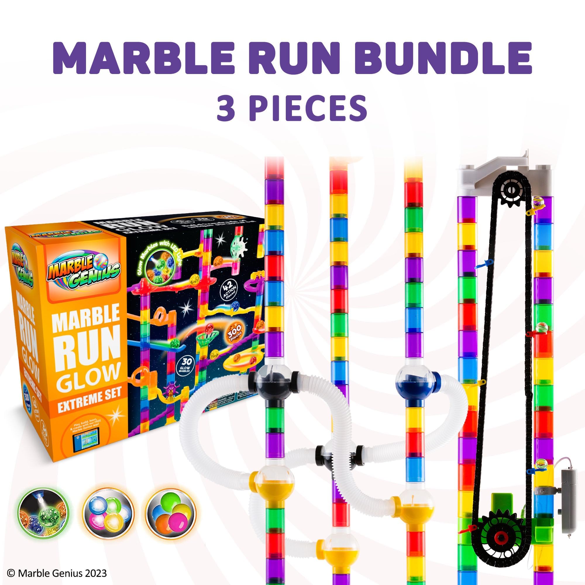 Mua Marble Genius Bundle: Glow Extreme Set (300 Pieces), Automatic ...