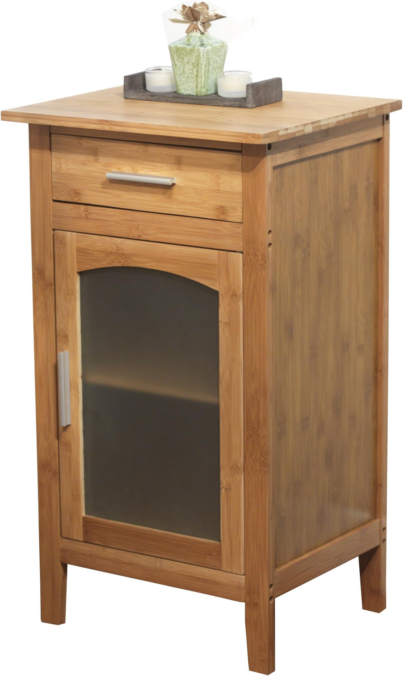 Target Marketing Systems Bamboo Cabinet Floor Cabinet, Natural