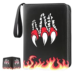 Card Binder 4-Pockets, 400 Pockets Card Holder with