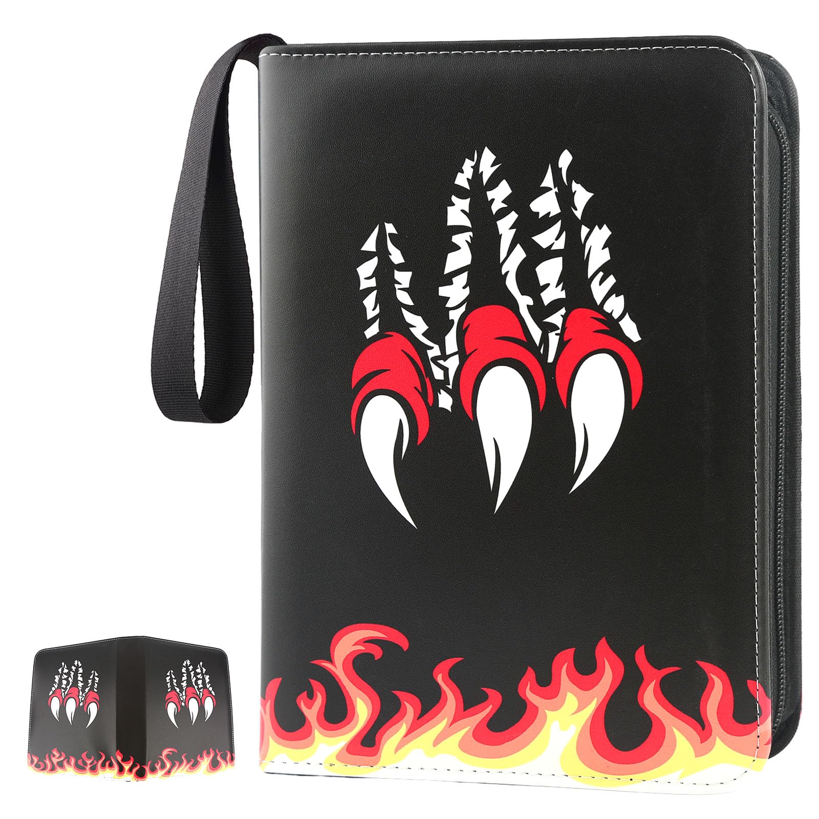 Card Binder 4-Pockets, 400 Pockets Card Holder with