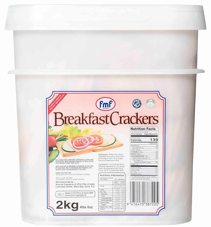 FMF FIJI Breakfast Crackers (2 kg / 4 Lbs) Simply