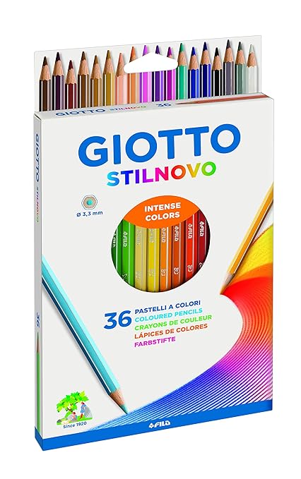 Giotto Stilnovo Pastelli Colorati In Astuccio 36 Colori