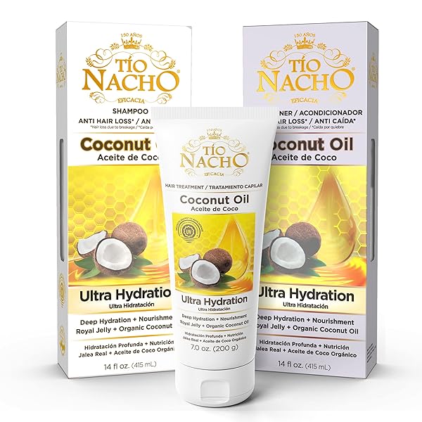 TIO NACHO ULTRA HYDRATION COCONUT OIL TREATMENT, 7 OUNCES