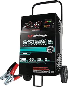 Amazon.com: Schumacher SE-4022 2/10/40/200 Amp Manual Wheeled Battery