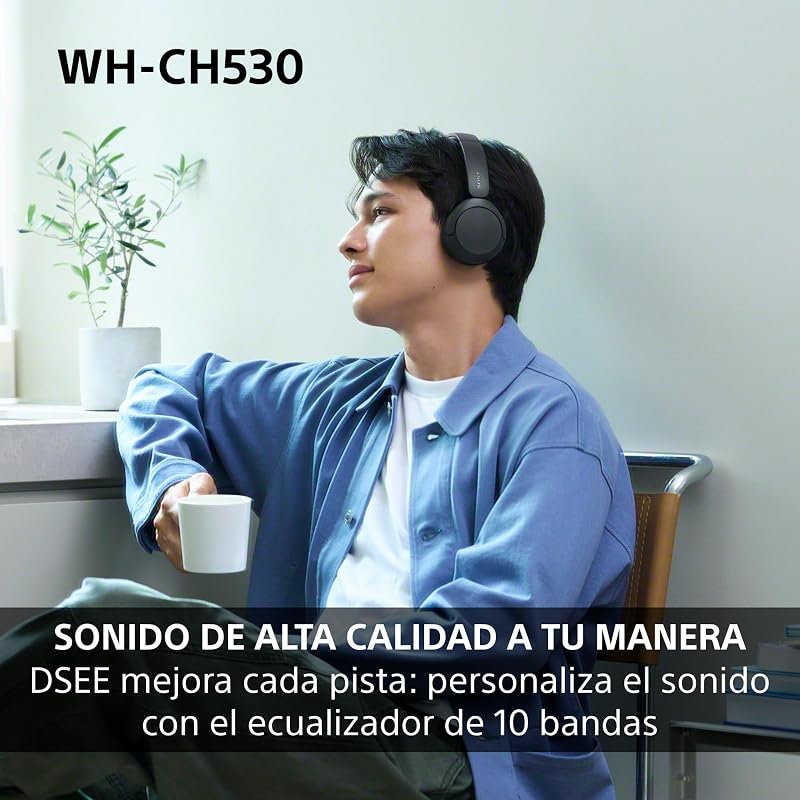 WH-CH530 Auriculares inalambricos Bluetooth - Blanco