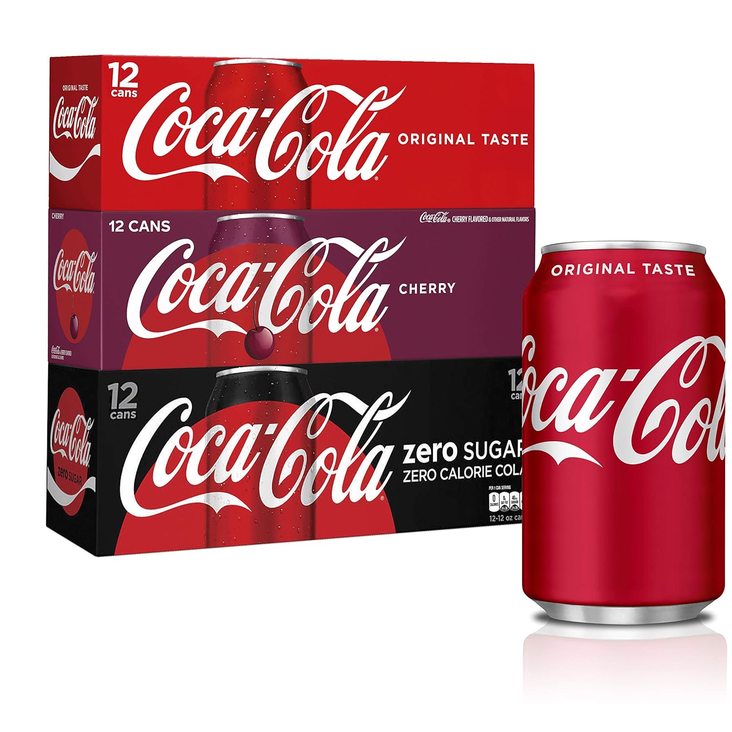 CocaCola Soft Drink Variety Pack, 12 fl oz, 36 Pack