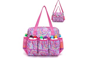 HACHMAS Bingo Bag with Pockets for Daubers Dabbers Dobbers Dotters - Casino Bingo Game Accessories for Adults & Seniors - Bol
