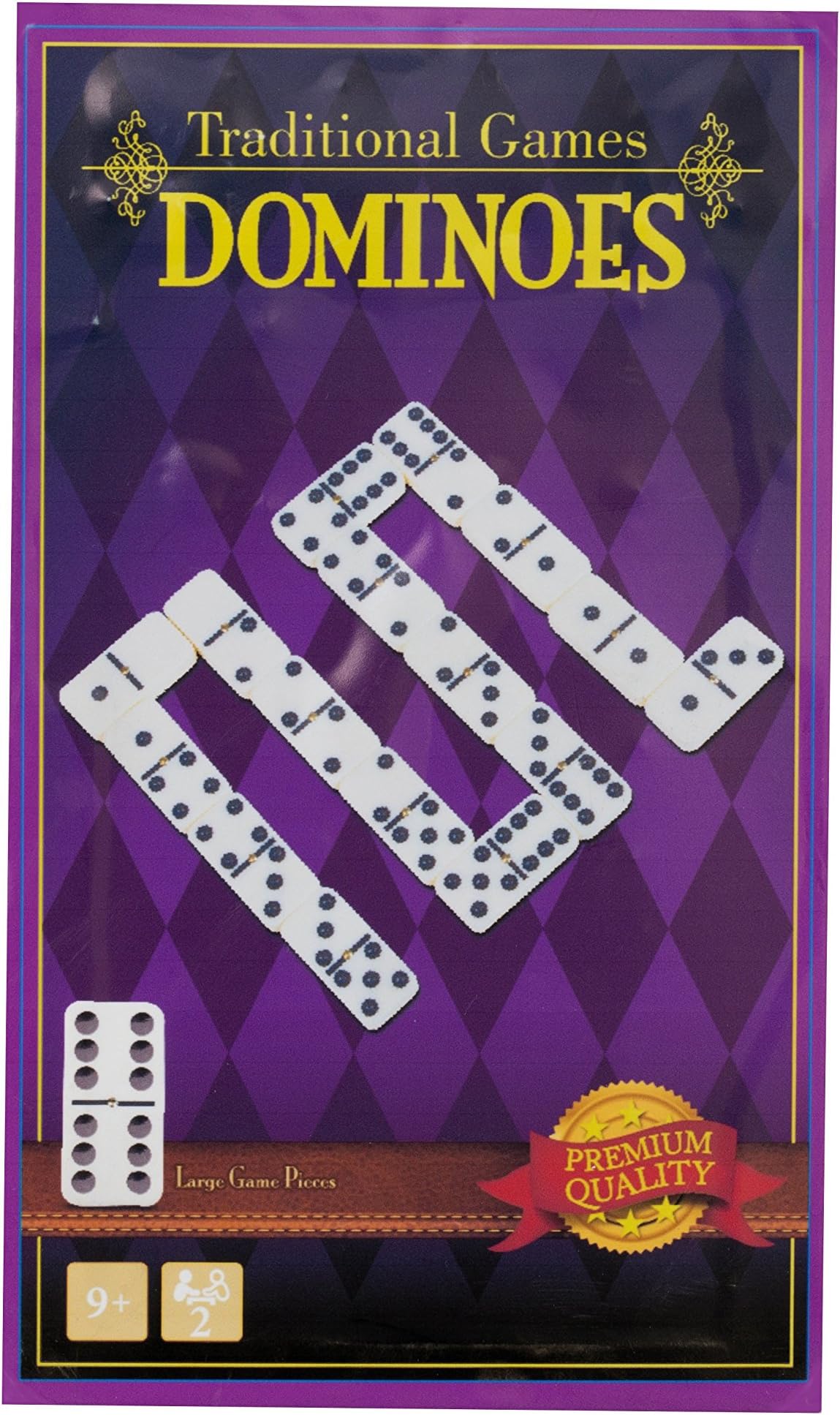 Traditional Games Premium Dominos in Tin