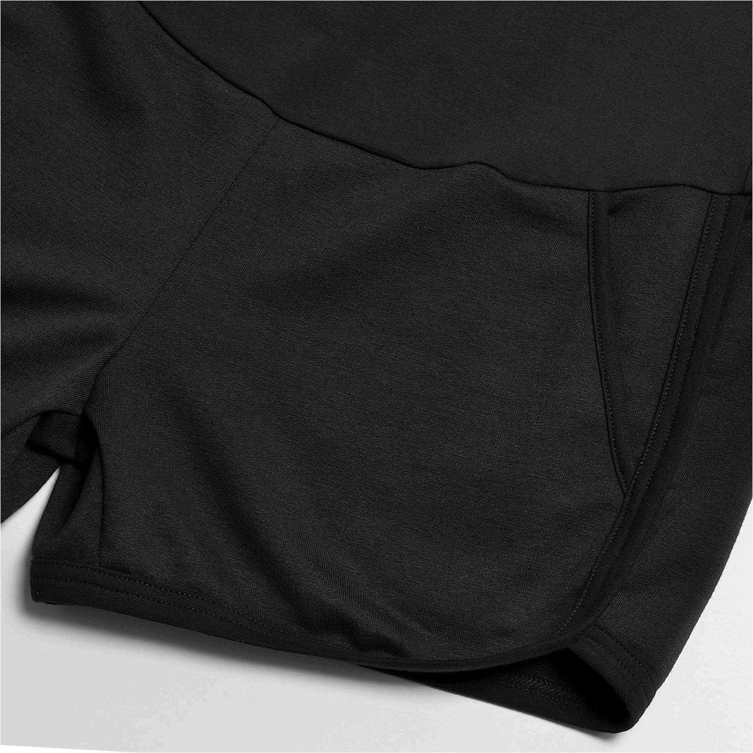 Maternity Shorts Summer Cotton Lounge Shorts Full Panel Short Pants at  Women’s Clothing store