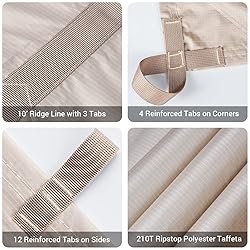 Bearhard Waterproof Camping Tarp, Lightweight