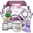 THINKING OF YOU Care Package for women | Sympathy Self Care Get Well Gift basket | cheer up, Purple, Birthday gift get well soon, encouragement Stress Relief, BFF or for Women Who Has Everything