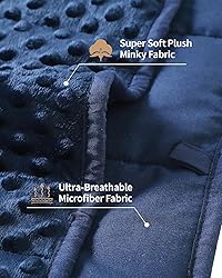 Mr. Sandman Weighted Blanket for Adults, Minky