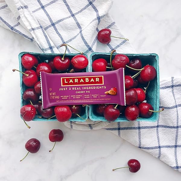 LARABAR CHERRY PIE FRUIT AND NUT BARS, GLUTEN FREE AND VEGAN, 10.2 OZ, 6 CT