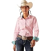 Ariat Womens WMS Wr Kirby Ls Shrt Cardinal Dot