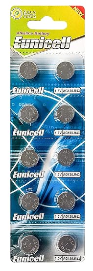 Eunicell AG12 (3 Blistercards = 30 Batterien) EINWEG Markenware