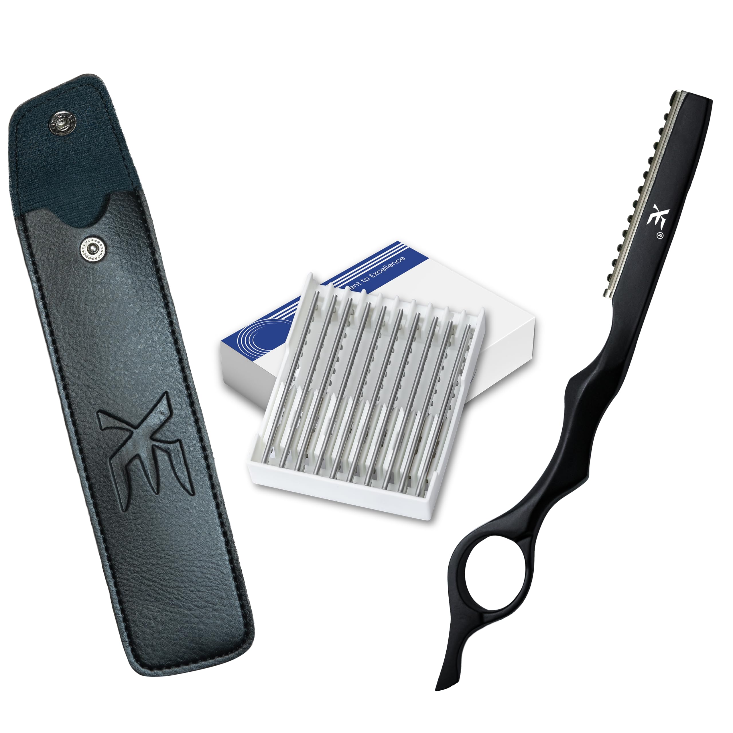XE Hair Styling Barber Thinning Razor - Stainless Steel Comb, Ideal Feather Styling Tool for Texturizing and Layering - Salon and Home Use