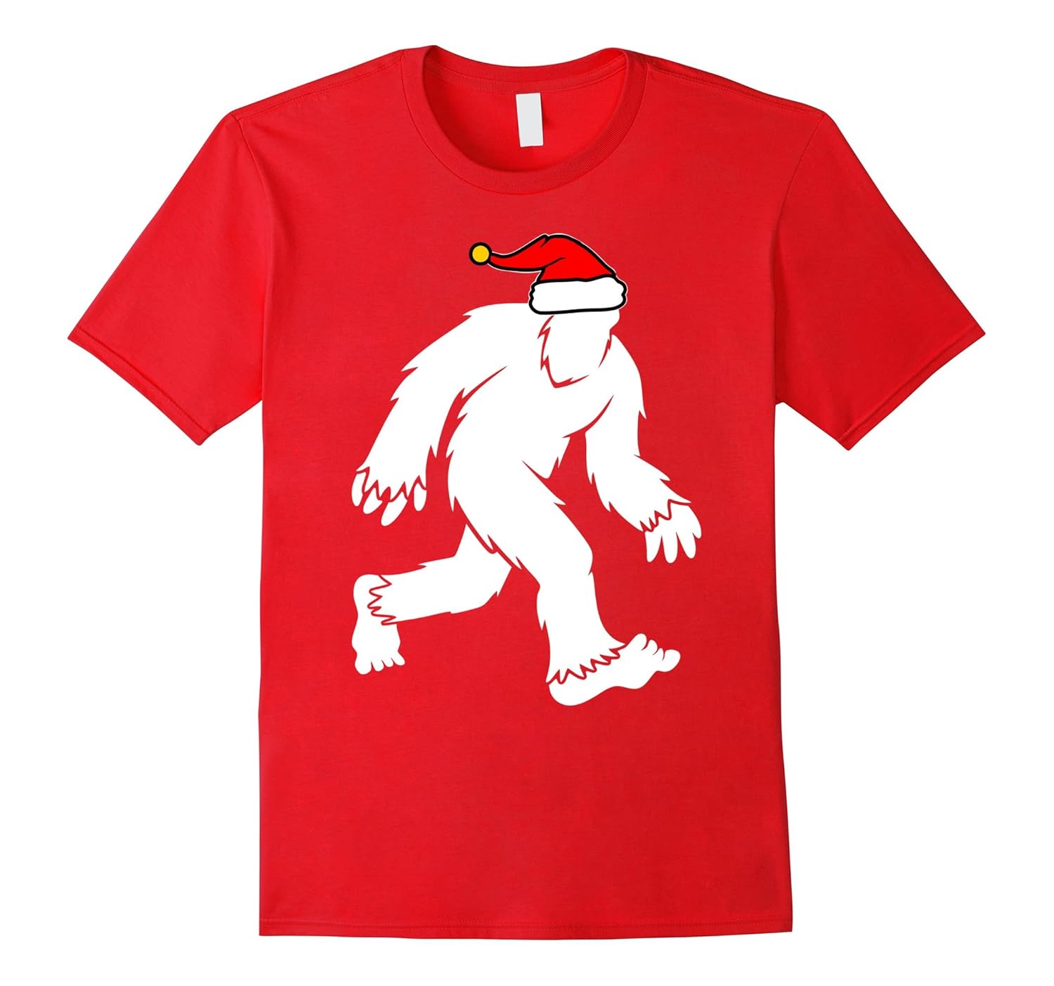 Christmas Bigfoot Yeti T-Shirt-ANZ