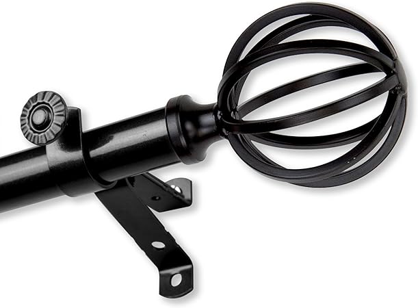Amazon Com Rod Desyne 3 4 Cage Window Curtain Rod 120 170 Inch