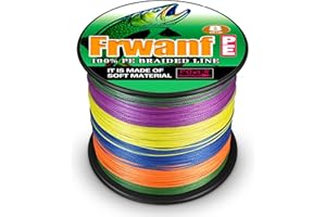 Frwanf Braided Fishing Line 8 Strands of Super Strong PE Fishing line Extreme Power Fishing Braided line is Used for Saltwater and Freshwater Fishing
