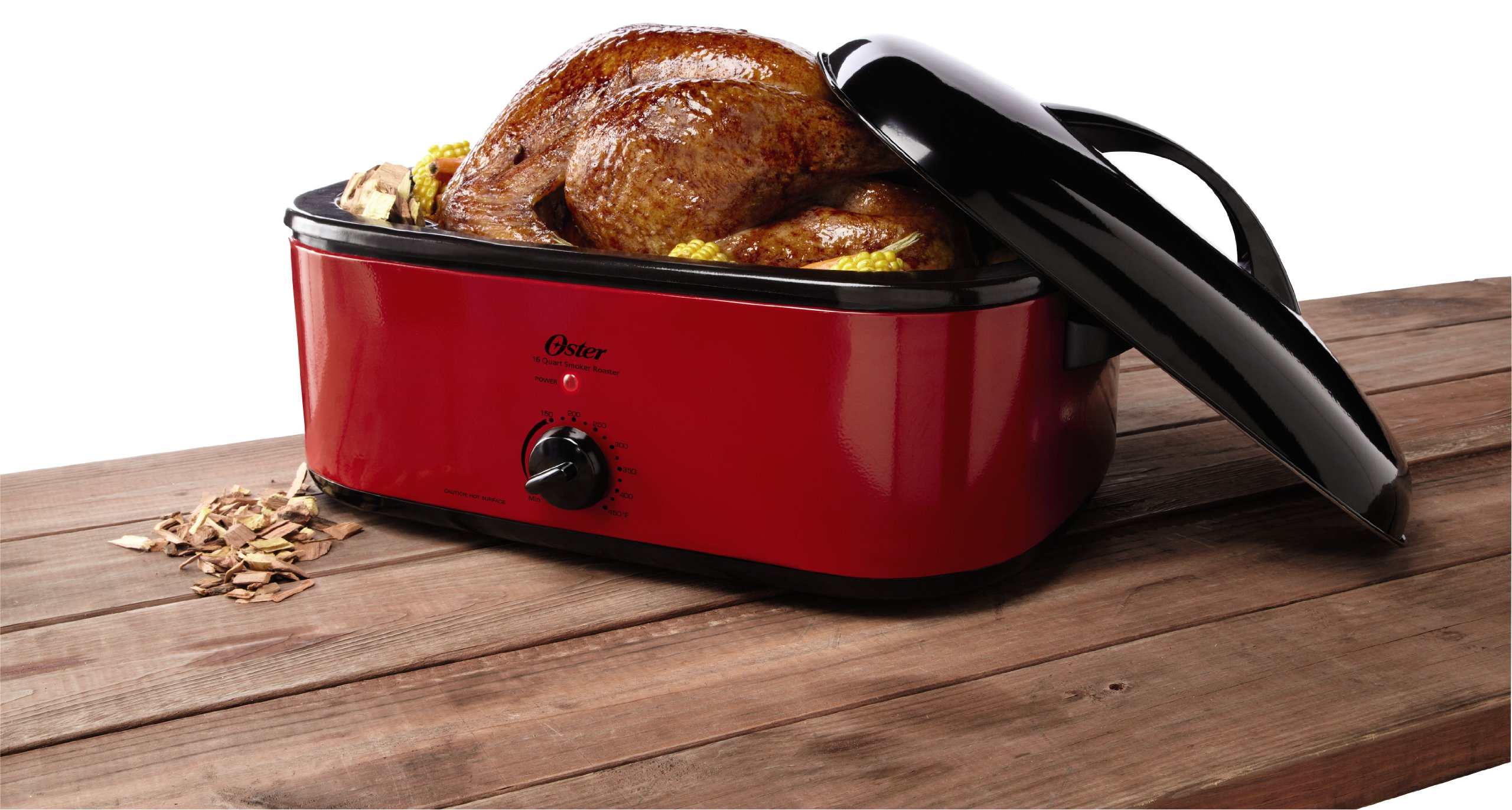 Oster Smoker Roaster Oven, 16Quart, Red Smoke (CKSTROSMK18) Buy