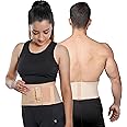 Wonder Care- Umbilical Hernia Support Belt Abdominal Binder for Belly Button Hernias or Navel Hernias, Hernia pain relief Brace, Beige (3XL, 52"-58")