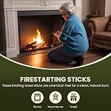 Green Olive Firewood Kiln Dried Kindling 2.2KG Bag Fire Lighters Log Stoves BBQs view 3