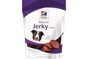 Hill's Natural Jerky Strips, All Life Stages, Great Taste, Dog Treats, Beef, 7.1 oz Bag
