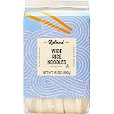 Roland Foods Wide Rice Noodles, Specialty Imported Food, 14.1 Ounce Bag, Pack of 1