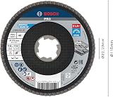 Bosch X571 X-Lock Flap Disc 115 mm G40 for Metal Angled Grinder view 2