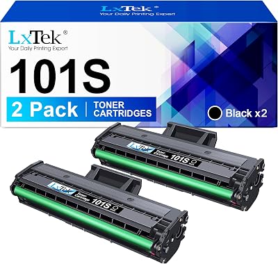 LxTek D101S Toner Cartridge 2 Black for Samsung ML-2160 SCX-3405 SF-760 Printers
