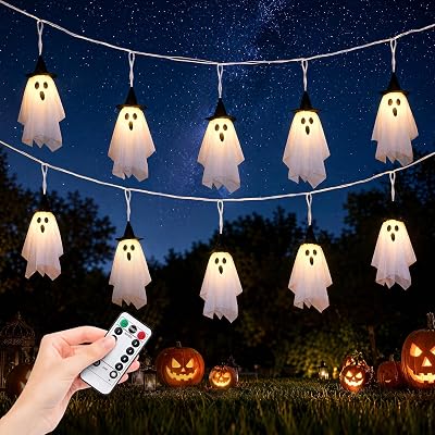 Guirlande Halloween Lumineuse Fantômes