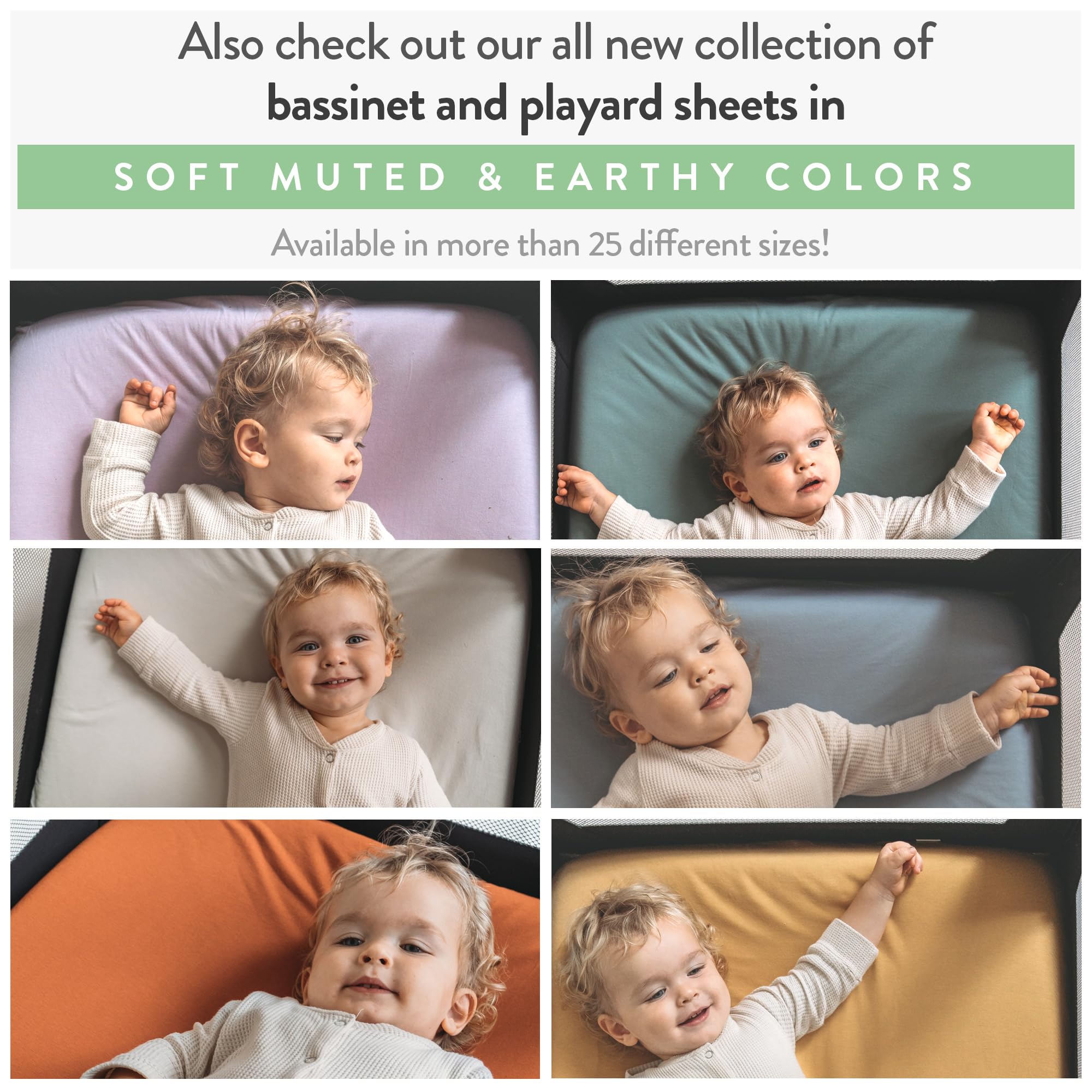 Joey + Joan Waterproof Pack and Play Mattress Pad Protector Cover – Compatible with Graco Pack n Play – 2 Pack Quilted Playard Sheets of Viscose Made from Bamboo – 27