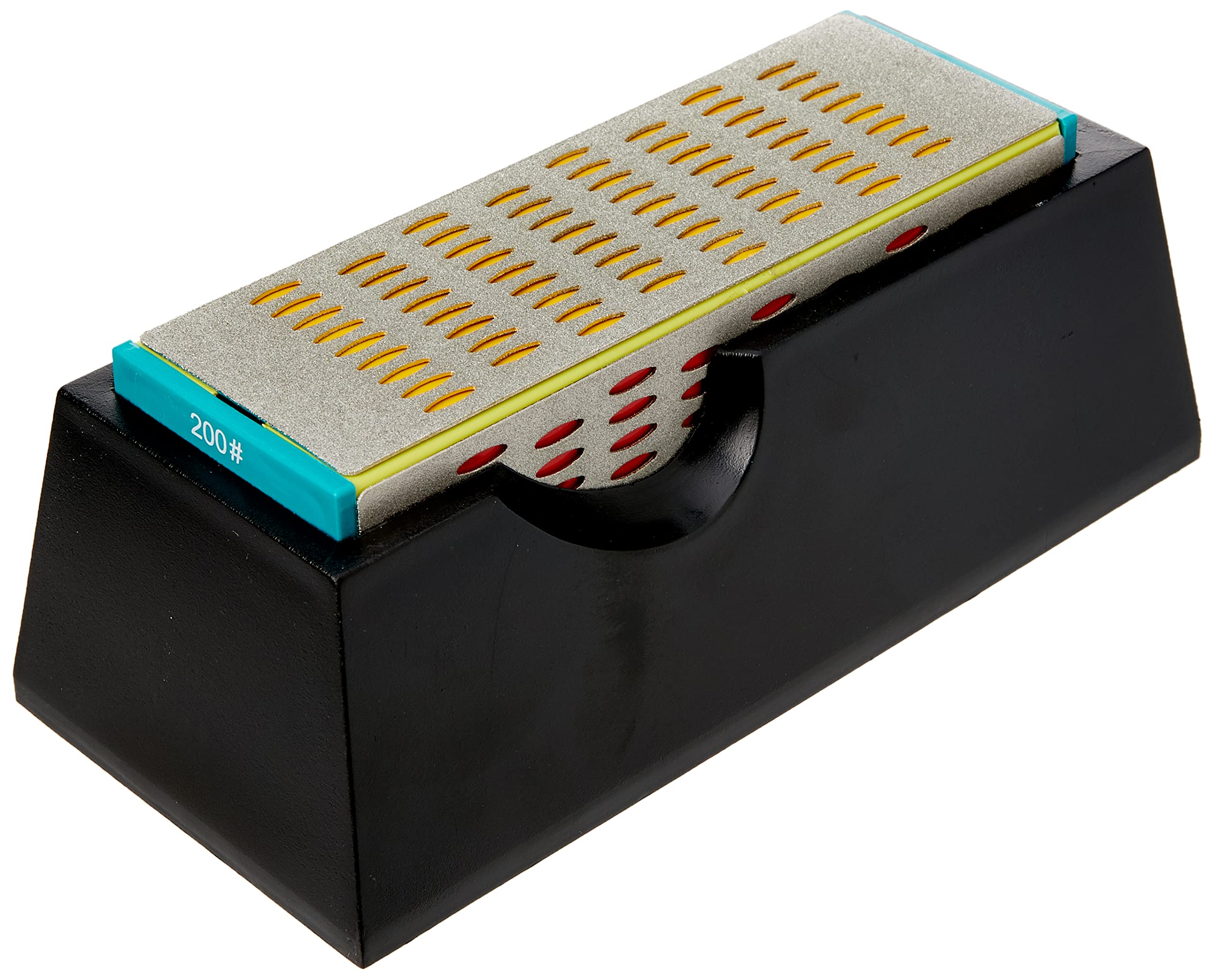 Silverline 374894 Diamond Sharpening Block 160 x 55 mm,Yellow, Blue