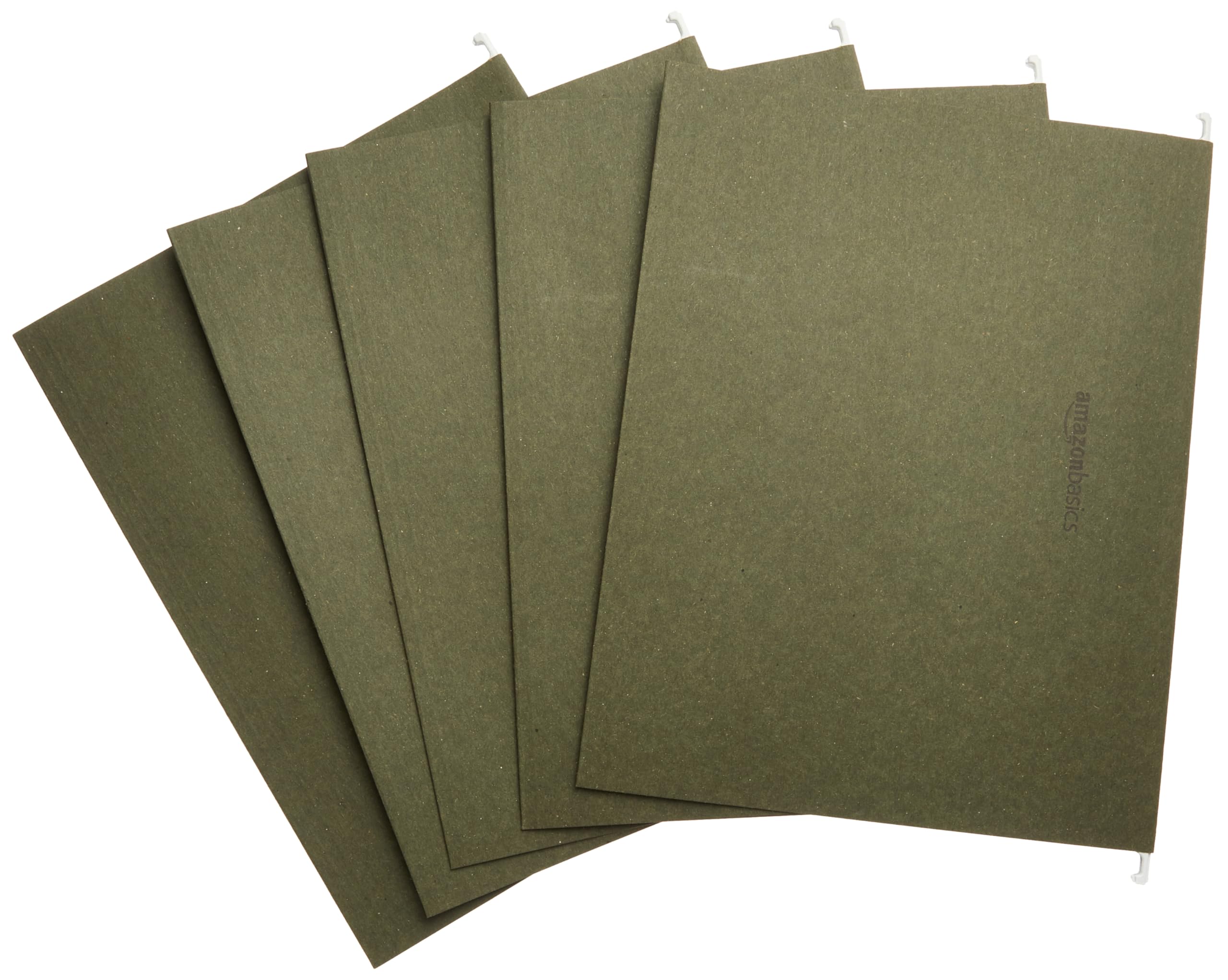 Amazon Basics Hanging Organizer File Folder, Letter Size, Green Pack