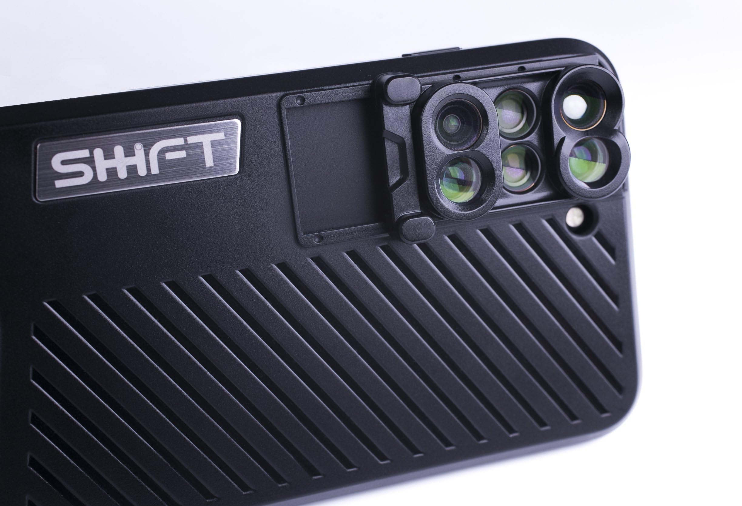 ShiftCam: iPhone 7 Plus case | 6 in 1 Dual Lens Rugged Ergonomic Case for iPhone 7 Plus | Features: Wide Angle Lens, Telephoto Lens, Fish Eye Lens, Marco Lens