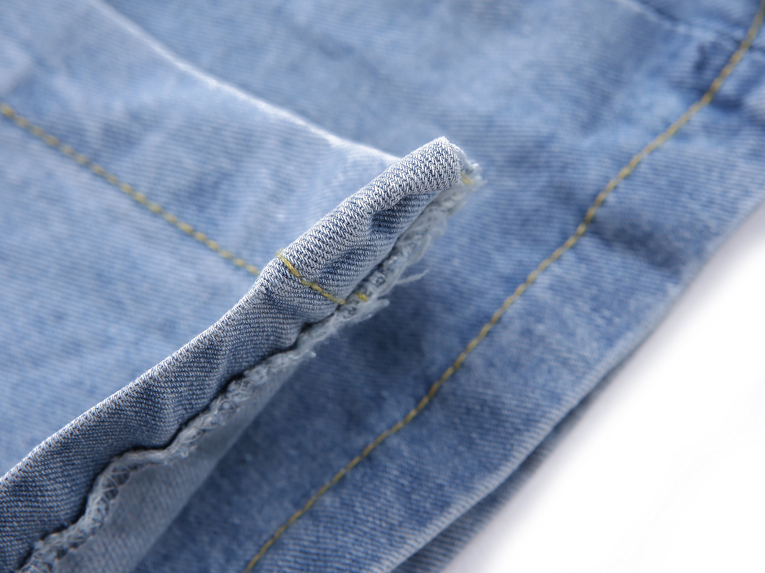 Goddess Area Women\'s Casual Short Denim Skirt (M, Blue1)