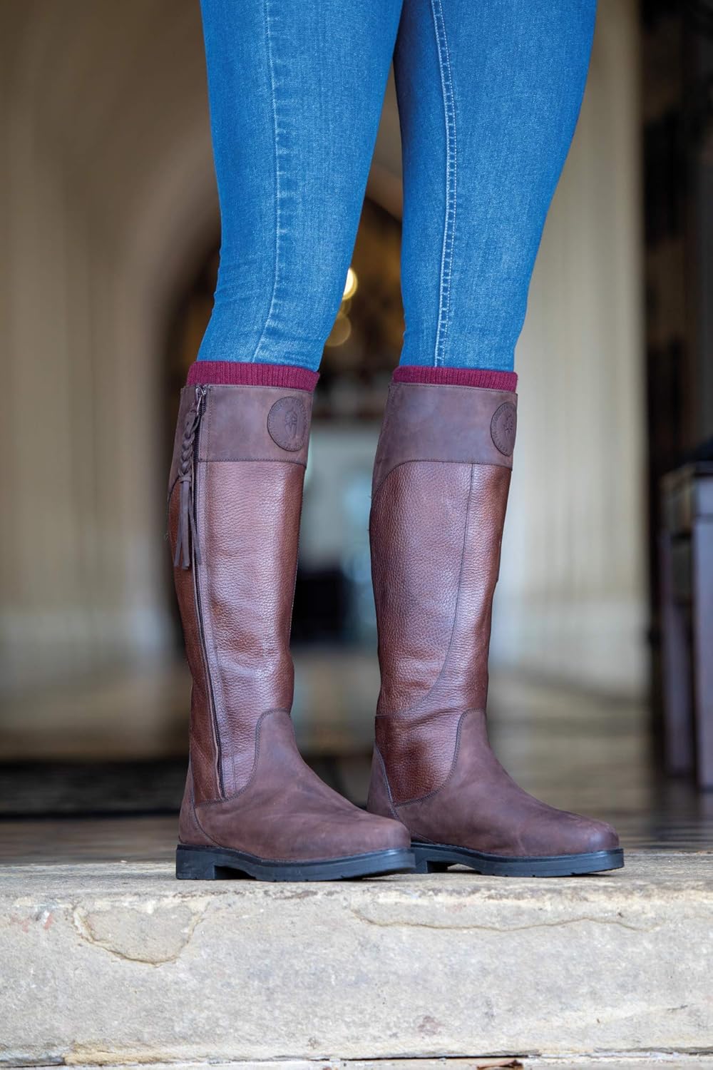 Shires Moretta Pamina Womens Country Boots Brown Adults 8 XW Amazon